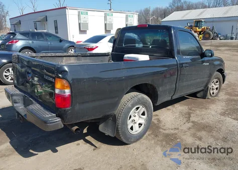 2002 Toyota Tacoma из США, поврежденный, VIN 5TENL42N02Z039509